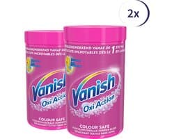 Vanish Oxi Action Colour Safe Base Poeder - Voor Witte & Gekleurde Was - 1.5 kg x2