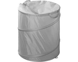 ProPlus Waszak - Wasmand - Pop-up Waszak - Ø 45 cm - Camping Wasmand - Camper/caravan wasmand - Ruimtebesparend - voor Campingreizigers - met Handvat - Opbergmand - Opvouwbaar - Grijs