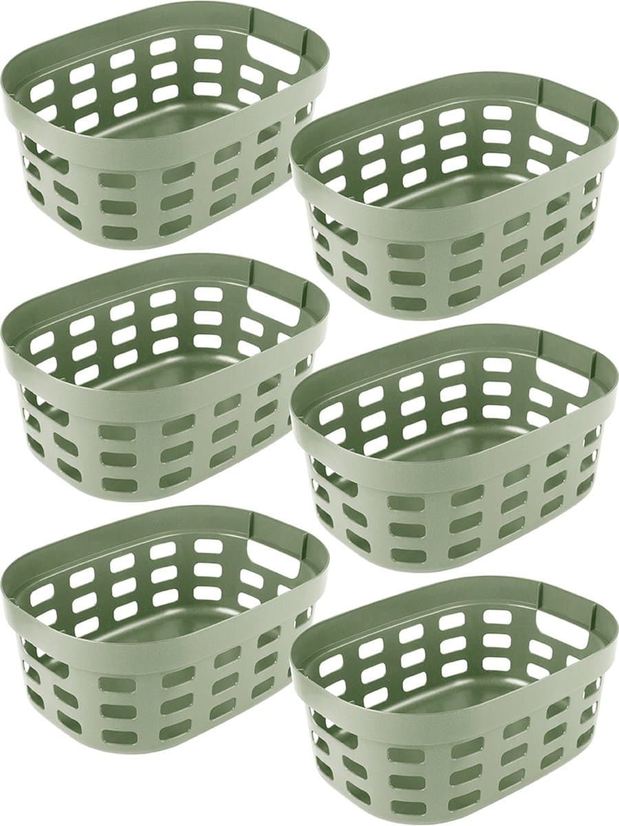 Sunware Sigma Home mand 15L - Set van 6 - Groen — afbeelding 1