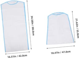 4-delige droognetzak voor kussens en kleding, winddicht ontwerp, groot en klein hangend droogrek voor truien, geschikt voor gebruik buitenshuis als kussen. — thumbnail 2