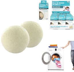 Home Deco Factory Wasbollen - 6x stuks - wol - droger - wassen - verkorten van droogtijd — thumbnail 4