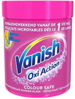 Vanish Oxi Action - Veilige Kleur - Vlekkenverwijderaar Poeder - Zonder Bleek - Gekleurde Was - 550 Gram - Voordeelverpakking - 12 stuks — thumbnail 2