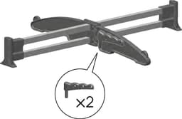 Tomado - Droogtoren Ciclone Vario - 38 meter drooglengte - Inklapbaar - Aluminium en Metaal - Met haken voor kledinghangers - 5 jaar garantie - Zwart — thumbnail 3