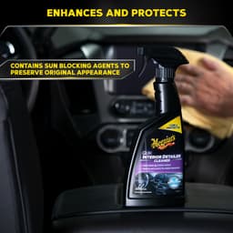 Meguiar’s Quik Interior Detailer 473ml – Interieurreiniger Auto – Voor Leer, Kunststof & Vinyl – Natuurlijke Finish — thumbnail 4