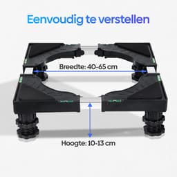 Olvy Home - Wasmachine Verhoger - Wasmachine Opbouwmeubel - Wasmachine Sokkel - Kast - Ook voor Droger, Koelkast, Vaatwasser en Vriezer — thumbnail 3