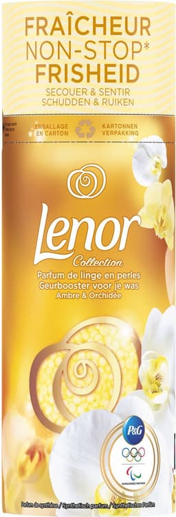 Lenor Geurbooster Voor Je Was - Orchidee en amber - Geurparels - Voordeelverpakking 6 x 165g — thumbnail 2