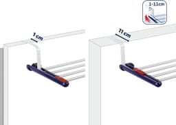 Leifheit hangdroogrek Quartett 20 - 2 m drooglengte - aluminium — thumbnail 2
