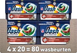 Dash 4in1 PODS - +Extra Vlekkenverwijderaar - Wasmiddelcapsules - Voordeelverpakking 4 x 20 Wasbeurten — thumbnail 3