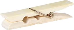 Bamboo Bamboe wasknijpers hout - 40 stuks! - HEAVY DUTY- 6.1 x 1.1 CM — thumbnail 2