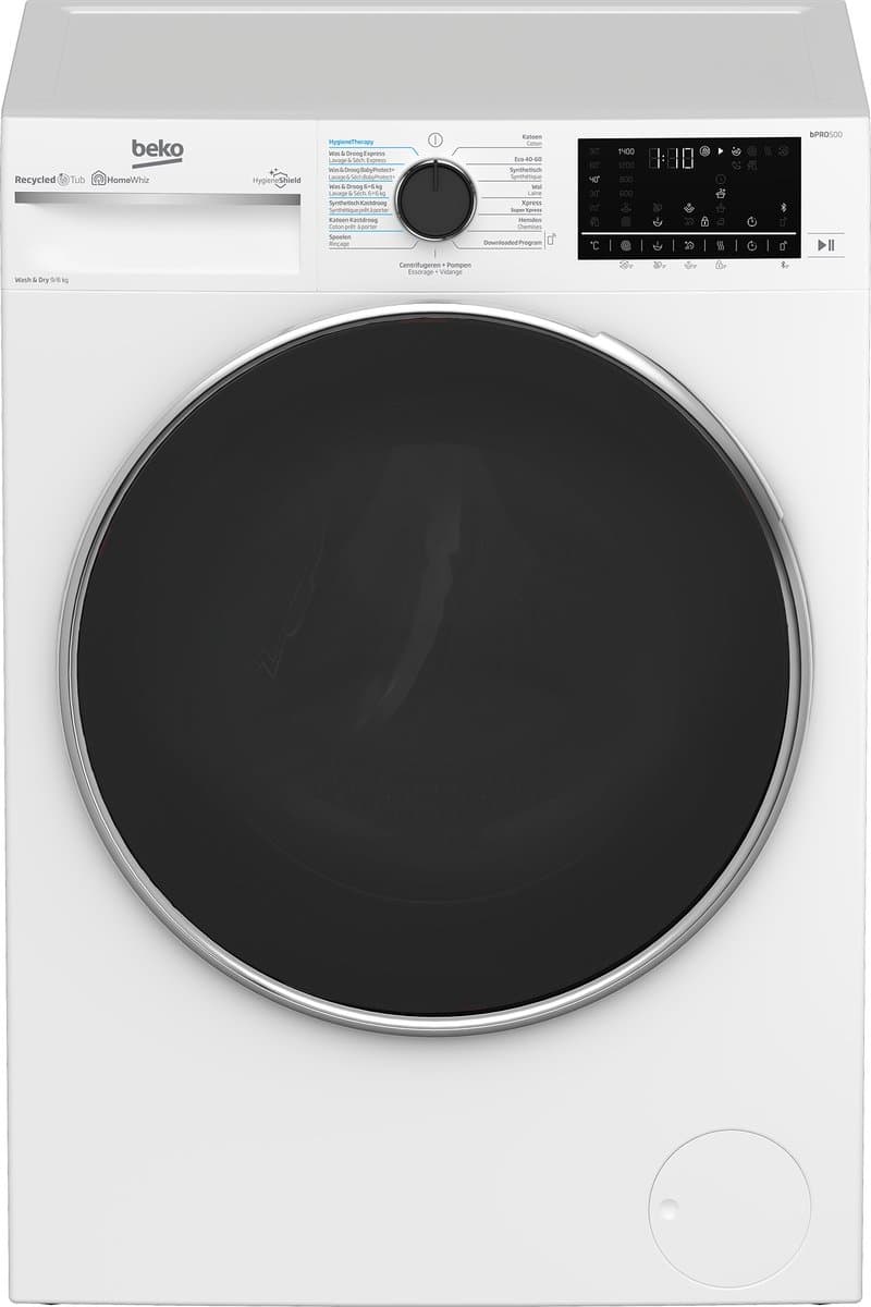 Beko B5DT59442W Was-droogcombinatie 9 Kg wassen / 6 Kg drogen — afbeelding 1
