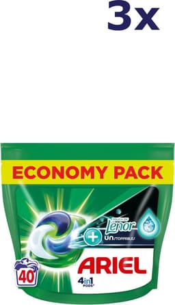 Ariel Wasmiddel PODS +Touch Van Lenor Unstoppables — thumbnail 1