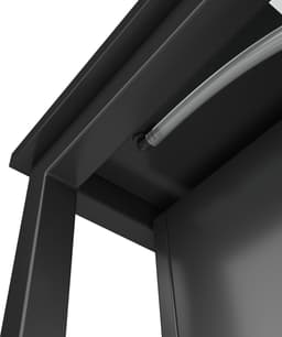Wasophoogte® Wasmachine verhoger met lade - Wasmachine opbouwmeubel - Wasmachine sokkel - 42cm hoog - Zwart - Universeel - Dubbel - Inclusief Lekbak — thumbnail 2