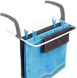 Wasrek - voor aan verwarming - bad of deur ophangen - droogrek - 51 x 35,5 cm — thumbnail 1