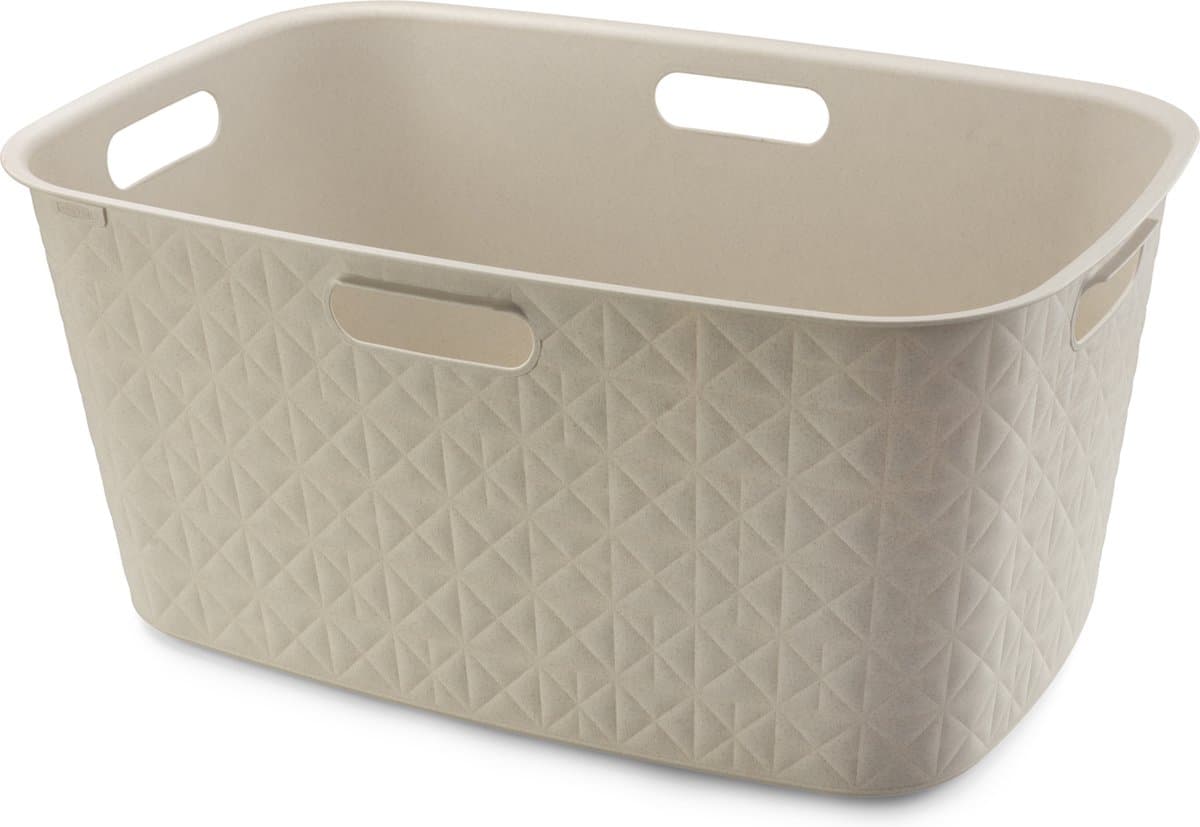 Curver Softex Wasmand - 45 liter - 57x37x27cm - Beige — afbeelding 1