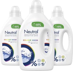 Neutral Kleur Parfumvrij Wasmiddel - 3 x 20 wasbeurten - Voordeelverpakking — thumbnail 1