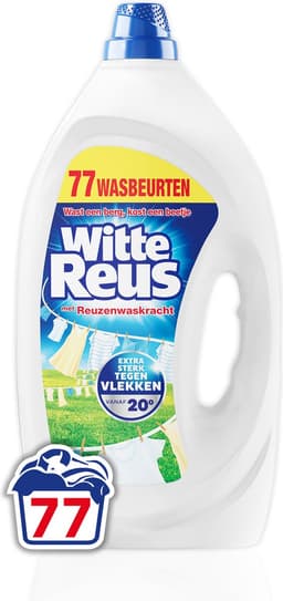 Witte Reus Gel - Vloeibaar Wasmiddel - Witte Was - Grootverpakking - 77 Wasbeurten — thumbnail 1