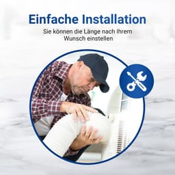Flexibele Afvoerslang voor Drogerwasmachine of Airconditioning, 1 Meter, Wit — thumbnail 4