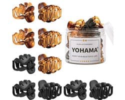 10 Stuks Haarspeldjes Kleine Octopus Klauw Clips voor Dikke Haar - Duurzame Mini Kaak Clips