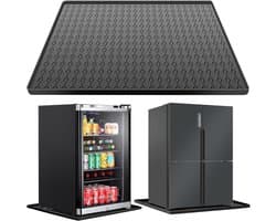 Unyqoos® Waterdichte siliconen mat voor bescherming onder koelkast en apparaten