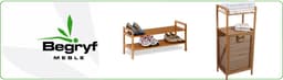 BEGRYF Badkamerkast met Wasmand - Bamboe - Vrijstaand - 95,5 cm Hoog - 2 Planken - 35L - Naturel — thumbnail 5