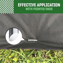 Grondankers voor Tuinbevestiging - 100 Stuks - Roestvrije & Verzinkte Grondankers - 150 mm x 25 mm x Ø2.8 mm - Stalen Grondpennen en Grondhaken — thumbnail 2