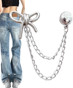 Broekklem - broekclip - broek clip - broek klem - Kleding Clip - 1 stuk - broekspijp clip - broekspijp verkorter - Bevestigingsclip voor broekspijp - Magnetisch - wasknijpers - Antislip Vaste Gesp - Zilver — thumbnail 5
