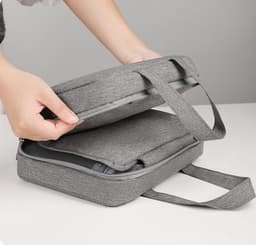 Waterdichte Hangende Toilet-/Make-up Tas voor Reizen - Opvouwbare Cosmetica Organizer — thumbnail 4