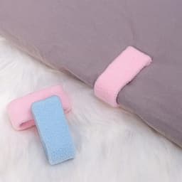 9 stuks Dekbedpinnen - Bed Sheet Holders - Quilt Clips - Dekbedovertrek Clips - Attachment Comforter - Quilt Fixing Clips - Om rommelige lakens te organiseren - Blauw — thumbnail 2