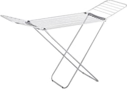 MSV Droogrek - Opvouwbaar Wasrek - Ideaal voor Omvangrijke en Delicate Was - Ruimtebesparend - 175x50x110cm - Aluminium - Blauw — thumbnail 1