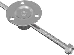 vidaXL - Trekkant-hengsel - 12 - pcs - Zilver - 190 - mm - Metaal — thumbnail 5