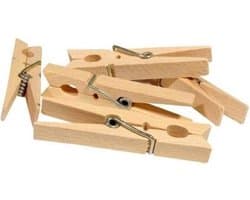 Benson Wasknijpers Hout - Was knijpers - 50 stuks