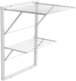 Droogrek voor binnen, wasrek / collapsible laundry rack - opvouwbaar — thumbnail 1
