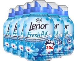 Lenor Fresh Air Ochtendfris - Wasverzachter - 6 x 34 Wasbeurten Voordeelverpakking