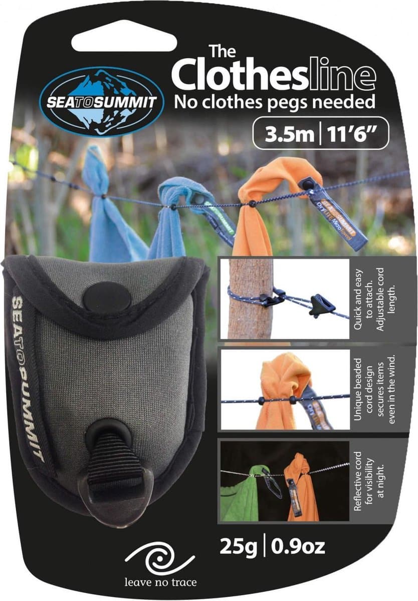 Sea to summit Clothesline Waslijn - super compacte reis waslijn — afbeelding 1