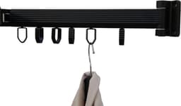 Practo Home - Driedelig inklapbaar wanddroogrek - Droogrek - Voor 18 hangers — thumbnail 2