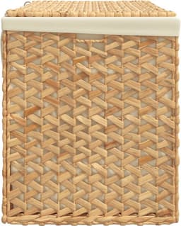 vidaXL - Wasmand - met - 3 - vakken - 75x42,5x52 - cm - waterhyacint — thumbnail 5