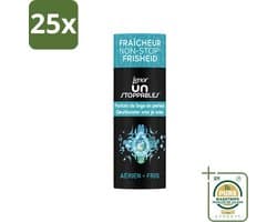 25 x Lenor Unstoppables - Geurbooster - Fris - 13 Wasbeurten - Wasstrips - Geurbooster - Frisheid - Citrusgeur - Fruitige Geur - Bloemige Geur