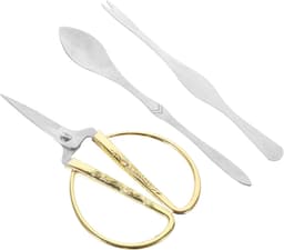 1set Multifunctionele Kreeft Gereedschappen Kreeften Pliers Kreeften Vork Handvat Voor Thuis Restaurants Rood Zilver — thumbnail 1