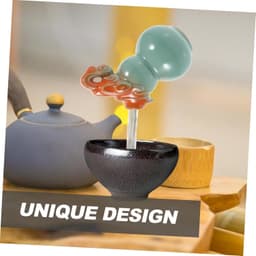 1set Drijvende Theepot Waterval Decoratie Creatieve Ceramische Theepot Met Onzichtbare Waterstroom Voor Tuin Bureau Unieke Sfeerdecoratie — thumbnail 3