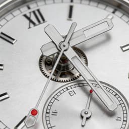 1Set Horloge Bewegingen Wijzers Zilver Compatibel met 6105 NH35 NH36 7S26 7002 Precisie — thumbnail 2