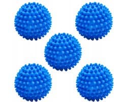 Was- en Droogballen Set - 5 Stuks Blauw