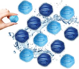 12x Wasballen voor Kleding - Verwijdert Huisdierhaar, Pluisjes & Voorkomt Kreukels — thumbnail 1