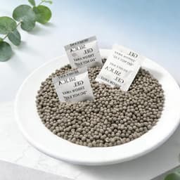 100 zakjes × 1 g silicagel, herbruikbaar, anti-schimmel, vochtabsorberend, zonder kobaltchloride, voor het bewaren van kleding en levensmiddelen — thumbnail 2