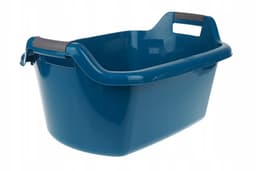 Curver Ovale waskom met handgrepen 55l Blauw Turquoise — thumbnail 2
