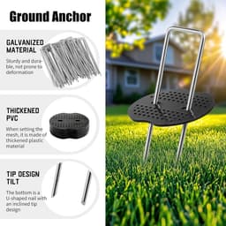 Grondankers 150 x 40 mm - Gegalvaniseerd - Roestvrij en duurzaam - Perfect voor tuin en camping - ShopVlot — thumbnail 3