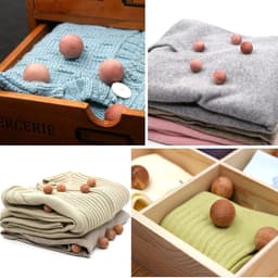 Cederhouten mottenballen - 40 stuks voor effectieve mottenbestrijding en geurabsorptie — thumbnail 3
