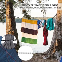 2 stuks Uitschuifbare waslijn - 1.5m en 3m - Elastische Kledinglijn - Waslijn Camping - Drooglijnen - Roldrooglijn - Met haken en zuignap - Geschikt voor kamperen in de buitenlucht en voor gebruik in de wasdroger — thumbnail 5