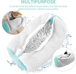 Dailygoods - 2 Stuks Waszakken voor Schoenen, Wasnet voor de Wasmachine — thumbnail 2