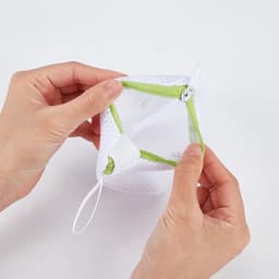 Waszak Set van 8 - Delicate Mini-Wasmachine Zakken - Fijnmazig Polyester - Opbergzakken met Ritssluiting - 12 x 12 cm - Voor Lingerie en Ondergoed - Waszakken — thumbnail 3