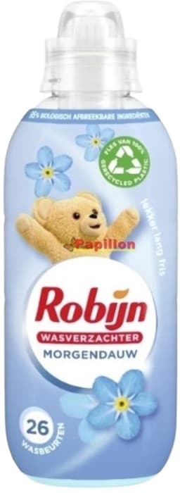 5 x Robijn – Wasverzachter – Morgendauw – 650 ml - Wasverzachter - Wasgeur - Zachtheid - Kledingverzachter - Frisheid — thumbnail 2